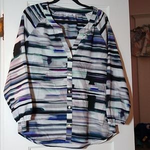 Classy Calvin Klein, size L, jewel tone top